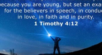 1 Timothy 4:12 A Model in Speech, Conduct, Love